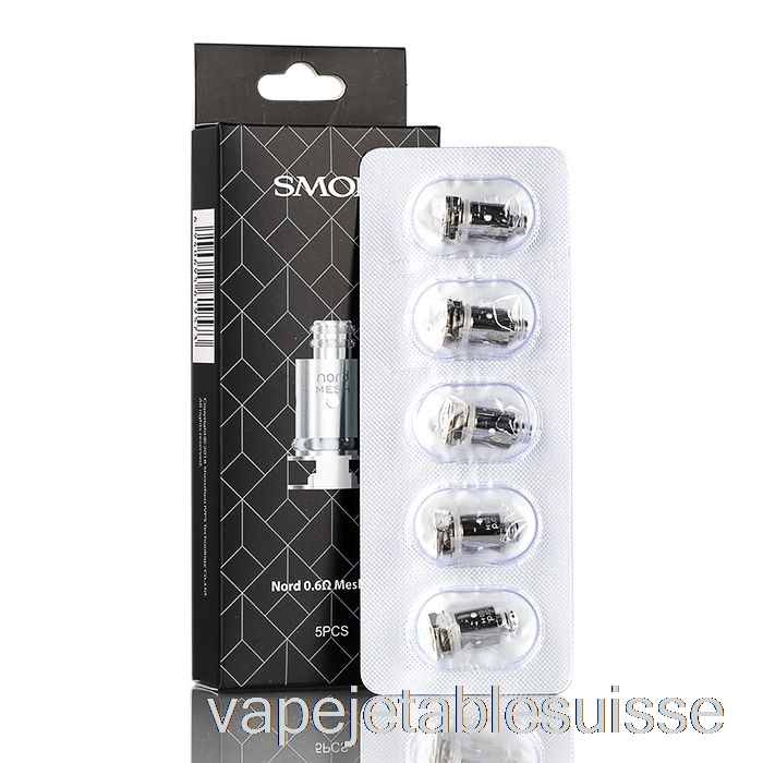Vape Suisse Smok Nord Bobines De Remplacement Bobines De Maille Nord 0,6ohm